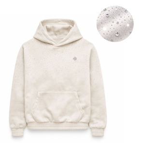 เสื้อฮู้ดดี้โอเวอร์ไซส์ประดับเพชรสำหรับผู้ชาย ผ้าฝ้ายฟลีซ 400 GSM สตรีทแวร์ แบบสวมหัว สั่งทำแบรนด์ได้ ขายส่ง รับออเดอร์จำนวนมาก - Product Image 3