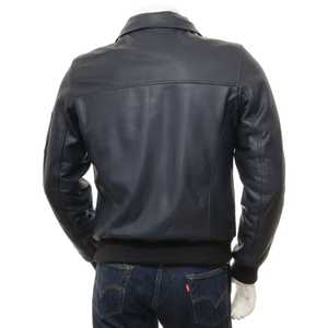 Veste en cuir pour homme, dernier design, 100% cuir de qualité supérieure, coupe régulière. - Product Image 2