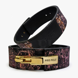 2026 New Latest Design Leather Lever Buckle Weightlifting <b>Belt</b> Gym Fitness Training Back Support High Performance Comfort <b>Belt</b> - Product Image 3