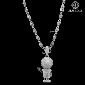 Nouveauté : Pendentif de luxe très demandé, entièrement serti de diamants, bijoux hip-hop imposants, provenant d'Inde - Product Image 3
