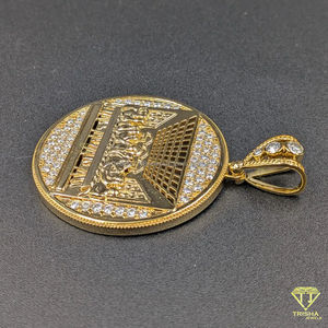 Pendentif Bling Hip Hop Personnage de Dessin Animé Sertie de Diamants VVS Cultivés en Laboratoire, Plaqué Or, Argent Sterling 925, Bijou Charm pour Homme - Product Image 3