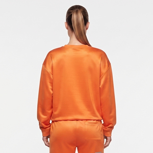 Sudadera de Forro Polar 100% Poliéster con Estampado para Mujer, Hombros Caídos, Cuello Redondo, Sudaderas Estampadas Holgadas para Mujer - Product Image 2