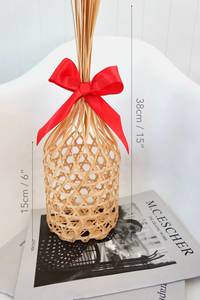 Handmade Thai Bamboo <b>Gift</b> Basket Sustainable Woven <b>Hamper</b> Eco Friendly Natural Bamboo Packaging OEM Supplier Vietnam - Product Image 5