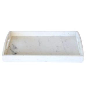 Plateau de service rectangulaire en marbre onyx noir au design moderne, en pierre naturelle, pour la décoration intérieure, organisateur de salle de bain, plateau de présentation pour table basse - Product Image 6