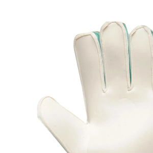 Football Goalkeeper Gloves Mint Green White PU Leather <b>Full</b> Finger Non <b>Slip</b> Breathable Adjustable Wrist Strap Unisex - Product Image 2