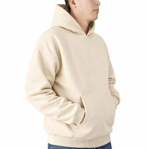 Sweat à capuche oversize rouge foncé pour homme, 100% coton, pull décontracté avec motif imprimé, molleton doux pour un look chaud et élégant pour l'hiver - Product Image 5