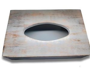 Luxury Wooden Tissue Box Handmade Sliding Bottom Rectangular Napkin Holder Modern Living Room & Hotels Decor - Product Image 3