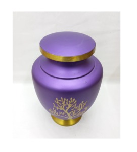 Handmade Classic Indian Metal Cremation Urn with Secure Lid Rust-Proof Design for Bulk Human Ashes <b>Vase</b> - Product Image 4