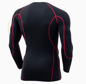 <b>Men</b>’s Quick Dry <b>Compression</b> Rash Guard <b>Shirt</b> Stretch Fit Long Sleeve Sports Top <b>for</b> MMA Training Gym Workout - Product Image 4
