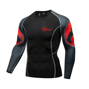 Camiseta Deportiva de Manga Larga para MMA, Transpirable y de Alto Rendimiento, Venta al Por Mayor - Product Image 3