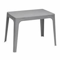 Table à thé en plastique avec un design léger et durable pour le salon, le balcon et l'utilisation en intérieur et en extérieur