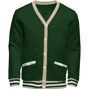 Logos brodés de qualité supérieure sur des pulls à col en V pour les sororités/fraternités/écoles/collèges/universités, logos sur des cardigans - Product Image 1