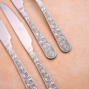 Artisan Edge Stainless Steel Dinner <b>Knife</b> Set of 4 - Product Image 3