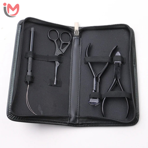 Hair Extension <b>Plier</b> <b>set</b> Micro Ring Application <b>Pliers</b> Micro Beads Closer Opener <b>Plier</b> Hair Loop Tool Sewing Scissors OEM - Product Image 1