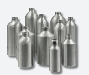 58-241mm High Quality Aluminum Metal Bottles with ROPP Caps for Cosmetics & Shampoo Conditioner Liquid Wholesale GREEN PACKAGING - Product Image 6