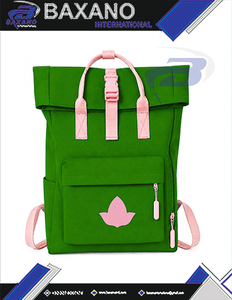 Alpha | Kapa | Alpha Sorority <b>Backpack</b> <b>Roll</b> <b>Top</b> Casual Style Large Capacity Shoulder Straps School <b>Backpack</b> Travel Bag for Girls - Product Image 5