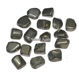 Piedras de Pirita Pulidas de Primera Calidad, Cristales Curativos Naturales, Piedras de Bolsillo, Proveedor Mayorista, Fabricante - Product Image 1