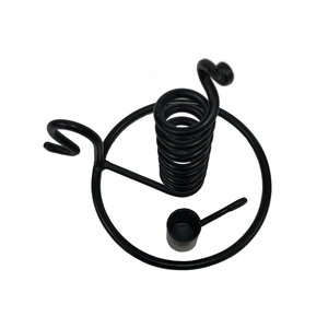 Handcrafted Iron Metal Heat Resistant Candle Holder Stand Elegant Design for Home Decor Wedding Christmas Centrepiece <b>Table</b> - Product Image 2