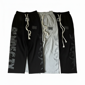 Pantalones deportivos de algodón para hombre, cintura elástica con cordón, pantalones casuales con estampado de letras, ligeros y transpirables en varios colores - Product Image 5