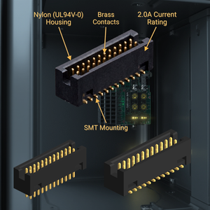 Conector de Caja de 1.27mm Confiable para Routers de Red - Product Image 1