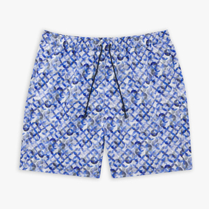 Shorts de bain personnalisables pour hommes, style urbain, séchage rapide, respirants, avec cordon de serrage et poches, pour le surf et la plage, 100% coton - Product Image 5
