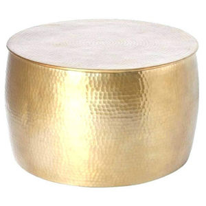 Mesa de centro extensible moderna con revestimiento negro para decoración del hogar, mesa de centro de metal para sala de estar. - Product Image 6