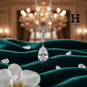 Collar con Colgante de Diamante Cultivado en Laboratorio, Corte Pera, 1ct-5ct, VVS1, Oro Blanco, Certificado IGI, Joyería Solitaria con Diamante en Forma de Pera - Product Image 2