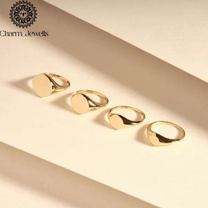 Bague de fiançailles et d'éternité classique Charm_Jewells pour femme, plaquée or rose 18 carats, en or massif, avec moissanite taille coussin et sertissage à griffes - Product Image 3