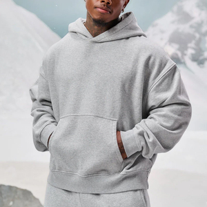 Nuevas Sudaderas con Capucha de Invierno para Hombre, de Alta Calidad, Bordadas, 100% Algodón, Talla Grande, Estilo Urbano, Transpirables, con Forro Polar - Product Image 3