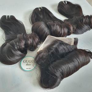 Hot Selling SDD 12A Raw Cuticle Aligned Vietnamese <b>Hair</b> Vendors Egg Curly Bouncy Human <b>Hair</b> Wigs - Product Image 2