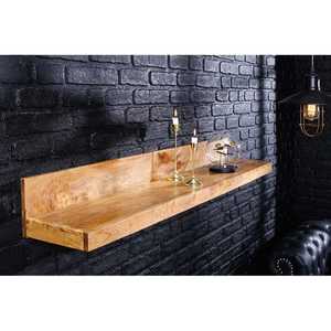 Modern Black Metal <b>Frame</b> Floating Wall Shelf 3 Tier Natural Wood Display Rack Minimalist Iron Hanging Bookshelf Storage Organize - Product Image 2