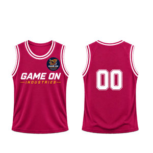 Custom Sublimation Summer Casual Basketball Jerseys High Quality Polyester Breathable Quick Dry <b>Athletic</b> Sports Uniform Training - Product Image 1