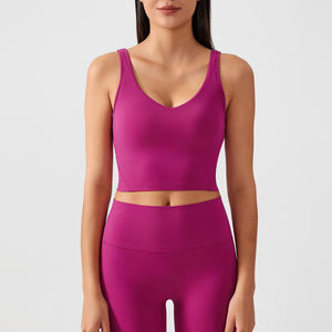 Soutien-gorge de sport en promotion, haute qualité, avec soutien-gorge intégré, extensible dans 4 directions, pour femmes - Product Image 2