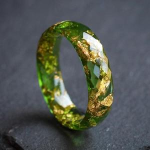 Brazalete de Resina Epoxi Ecológico con Forma Geométrica Redonda Exagerada y Diseño Grueso, Técnica de Fundición, para Mujer - Product Image 6