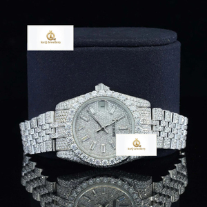 Modern Iced Out VVS Moissanite Diamond <b>Watch</b> Hip Hop Fashion Wristwear for Men Party Outfits and Premium Gifts - Product Image 1