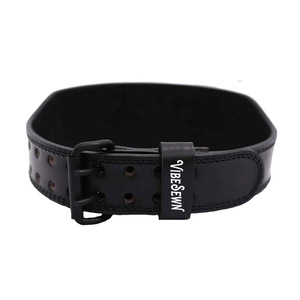 Ceinture de musculation en cuir VIBE SEWN pour soulevé de terre et haltérophilie – Caractéristique clé : Sécurité - Product Image 5