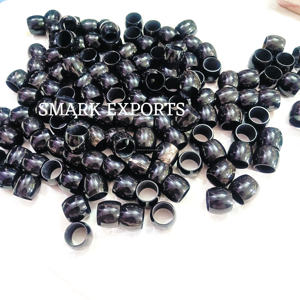 Colliers en corne de buffle polis de 21 mm et 25 mm, écologiques, épais, en corne naturelle, pièces de canne de marche, vente en gros - Product Image 2