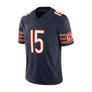 Maillots de football américain personnalisés unisexes pour adultes, t-shirts en mesh personnalisés, imprimés avec le nom de l'équipe et le numéro, respirants - Product Image 4