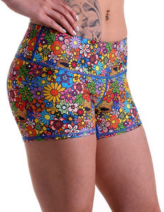 Shorts Deportivos para Mujer, Transpirables, de Poliéster/Algodón Lavado, Cintura Elástica, Ropa Casual de Verano - Product Image 3