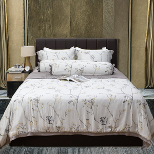 Ensemble de literie de luxe de haute qualité pour Tencel Lyocell joli tissu pour lits draps de lit en gros - Product Image 1