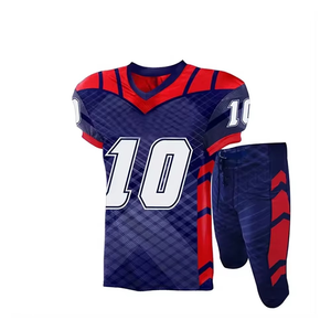 ผู้ผลิตชุดกีฬาจากปากีสถาน ชุดอเมริกันฟุตบอล ดีไซน์ใหม่ ทนทาน ชุดอเมริกันฟุตบอลแขนสั้น - Product Image 2
