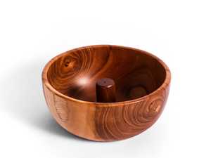 Colección de Cuencos Porta Incienso de Madera de Acacia Ecológicos de Lujo, Hechos a Mano, Marca Orion Handicraft, para Yoga y Meditación - Product Image 5