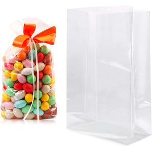 Pacchetto all'ingrosso 100 sacchetti pulisci a Gusset 6X3X15 spessori laterali espandibili 1 Mil spessore per la conservazione degli alimenti industriali - Product Image 1