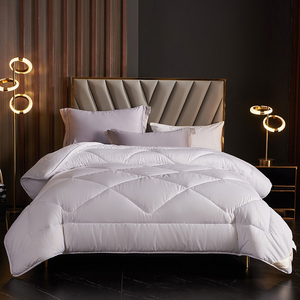 Couette matelassée rose, garnissage polyester, hypoallergénique, respirante, pour automne-hiver, taille Queen, lavable en machine - Product Image 4