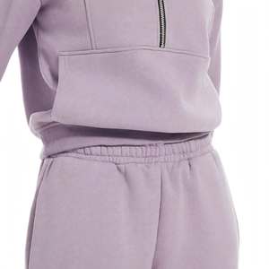 Nuevas llegadas: Conjuntos deportivos cortavientos para mujer, sudadera con capucha corta, ropa informal holgada, conjunto deportivo para mujer, OEM personalizado, alta calidad - Product Image 4