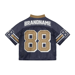 Maillot de football rétro en polyester de haute qualité, personnalisable, à manches courtes, vente en gros, service OEM disponible et grandes tailles - Product Image 2