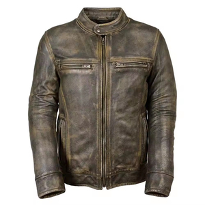 2026 Fashionable best <b>Leather</b> <b>Jacket</b> for Men and Plus Size Solid Pattern Available for Reasonable Price Men's <b>Leather</b> <b>Jacket</b> - Product Image 1