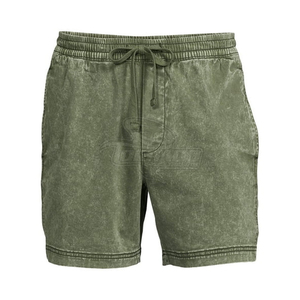 Chemise légère délavée à l'acide pour homme, taille élastique, style streetwear, avec taille et design personnalisés, prix abordable, OEM - Product Image 1