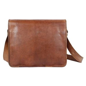 Good Quality Latest Design All Colors Eco-friendly style Leather Messenger <b>Bag</b> high Demanded anti-shrink Leather Messenger <b>Bag</b> - Product Image 4