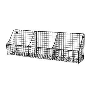 Metal Wire <b>Storage</b> <b>Basket</b> <b>Rectangle</b> Hanging Simple Design Multi-Purpose Neatening <b>Baskets</b> - Product Image 3